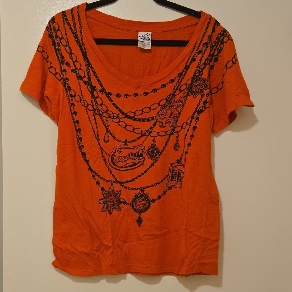 Womens FL Gators Chic Vneck Tee Sz XL